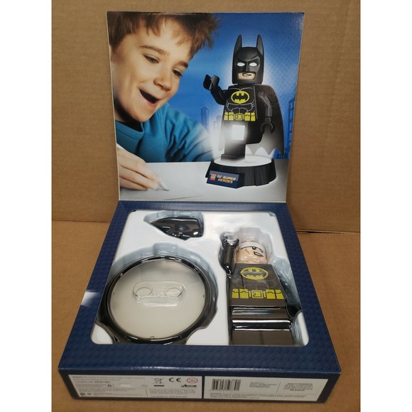 LEGO DC SUPER‎ HEROES BATMAN LED LITE Torch NiteLite Night Light 8" Minifig HTF - Picture 2 of 3
